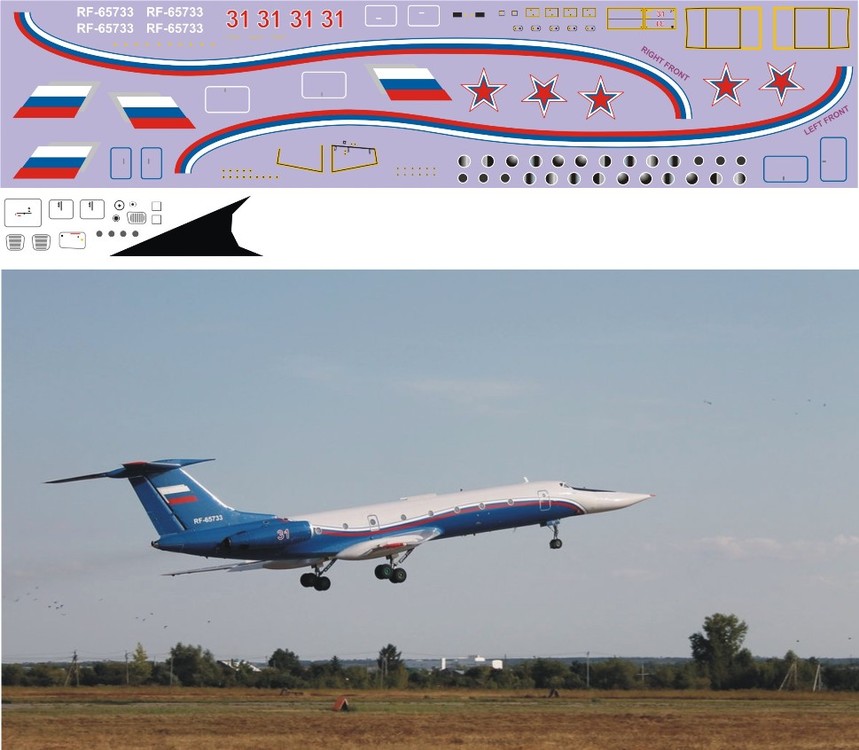 Ту-134УБЛ  ВВС 31 красн.jpg